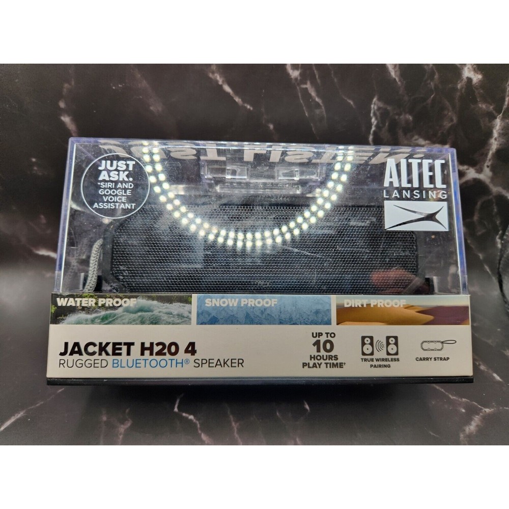 ALTEC JACKET H20 4 Bluetooth Speaker in Black